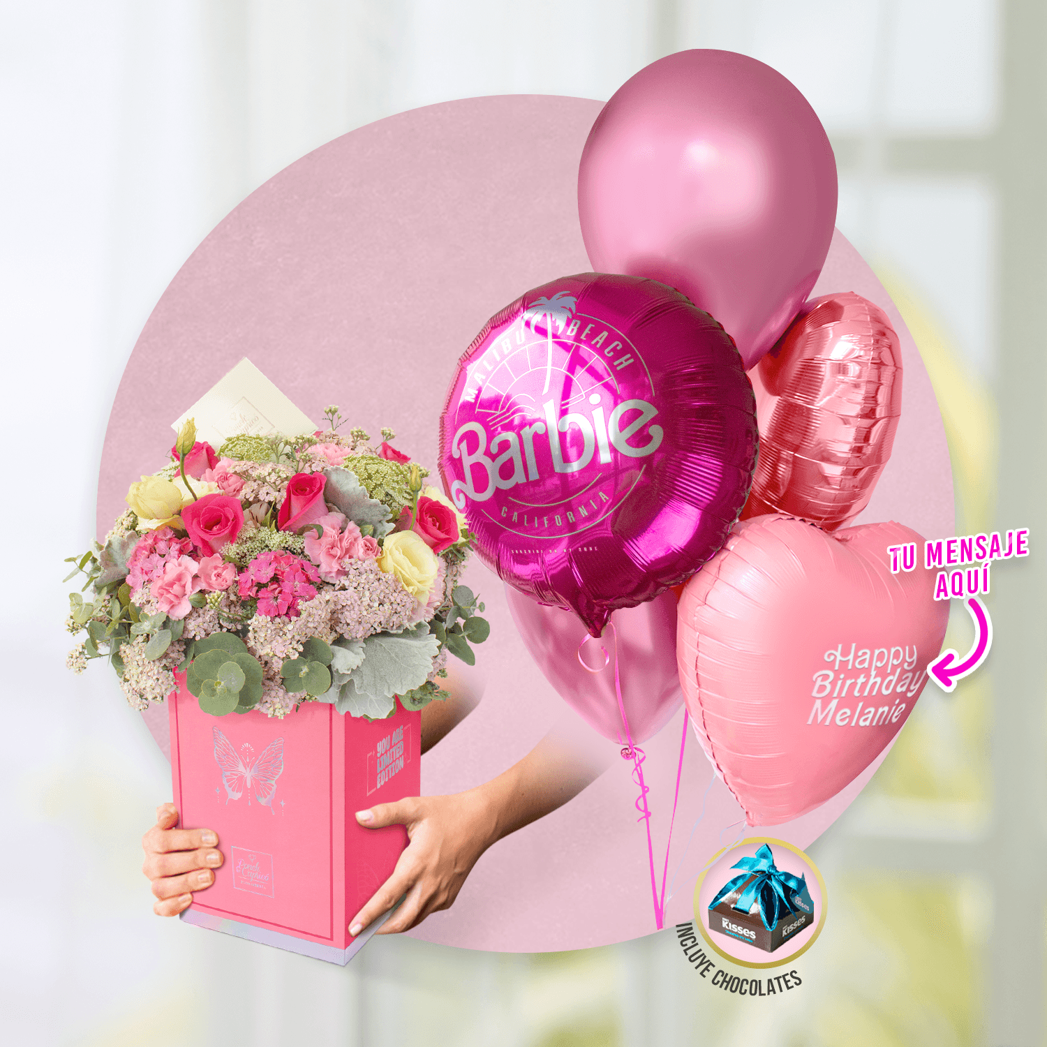 bouquet-de-globos-barbie-corazones