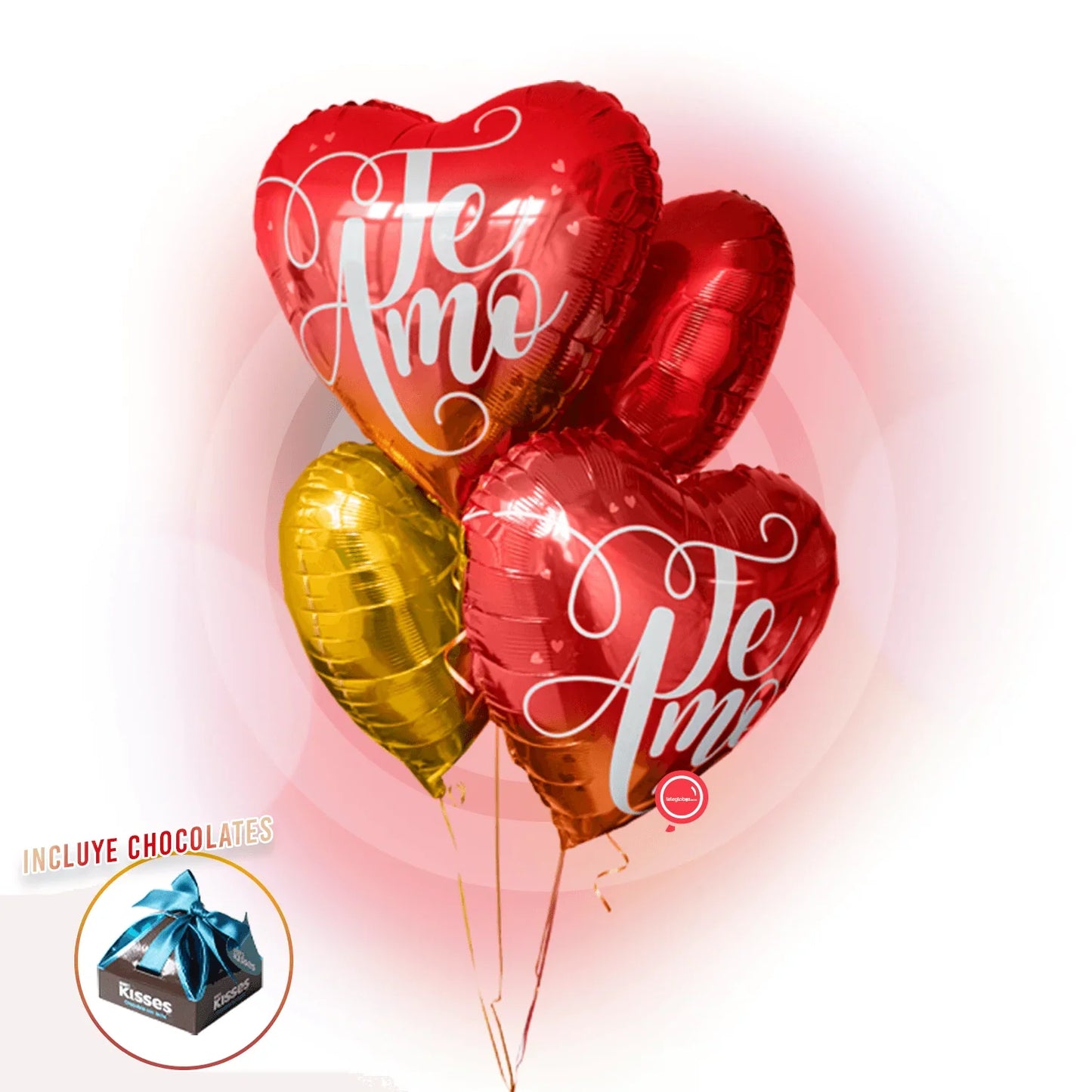 Bouquet de Globos de Amor - Te Amo -