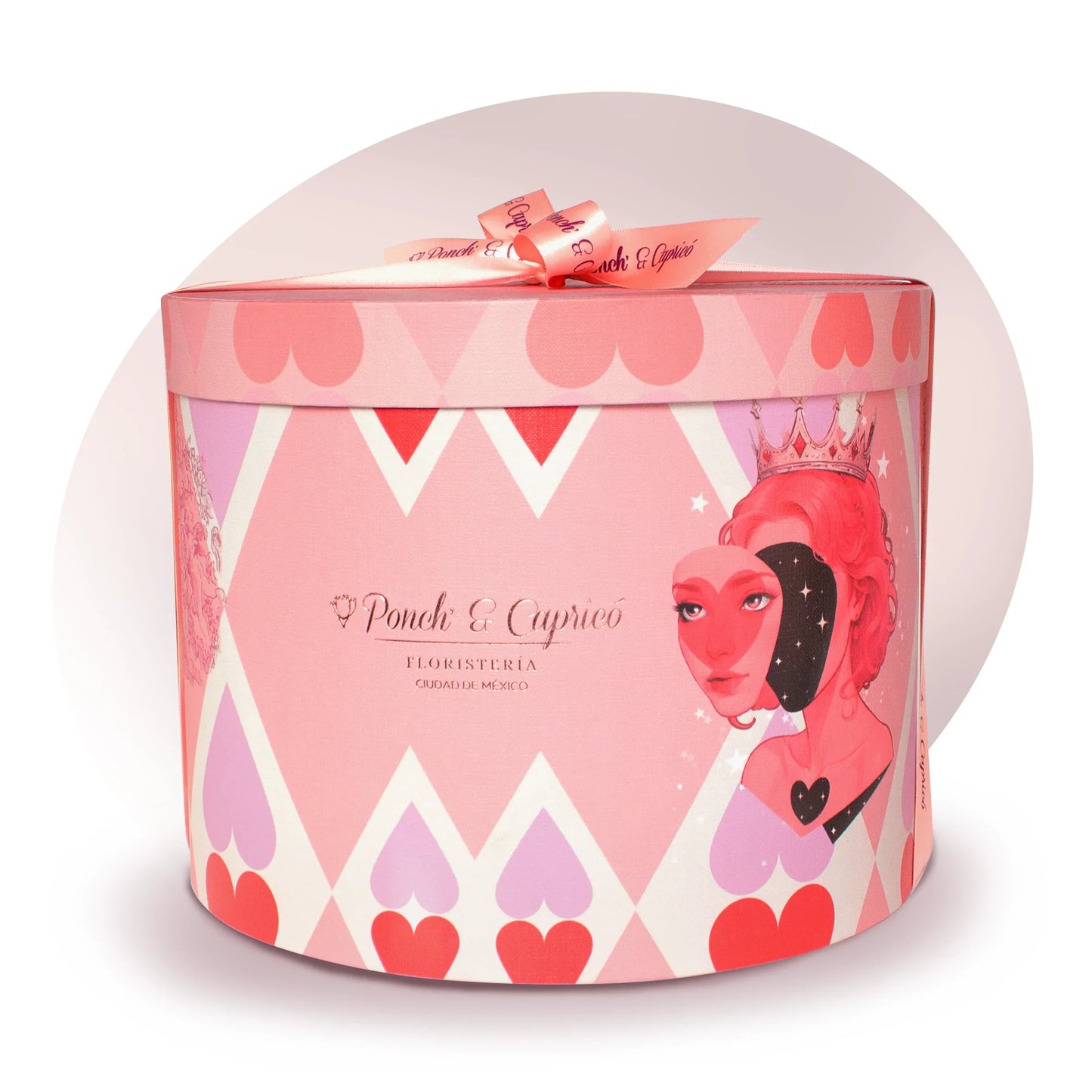 Caja de Rosas Rojas, Mini Rosas y Lisianthus