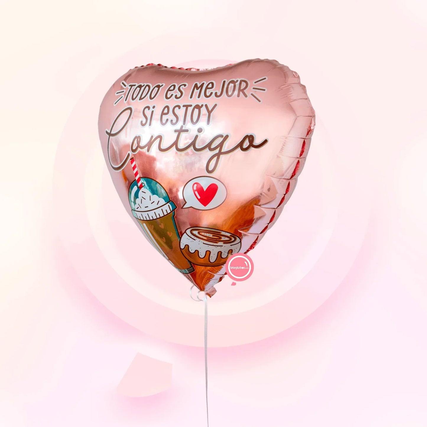 18 "Metallic Ballon ist besser mit Ihnen (mit Helium aufgeblasen)