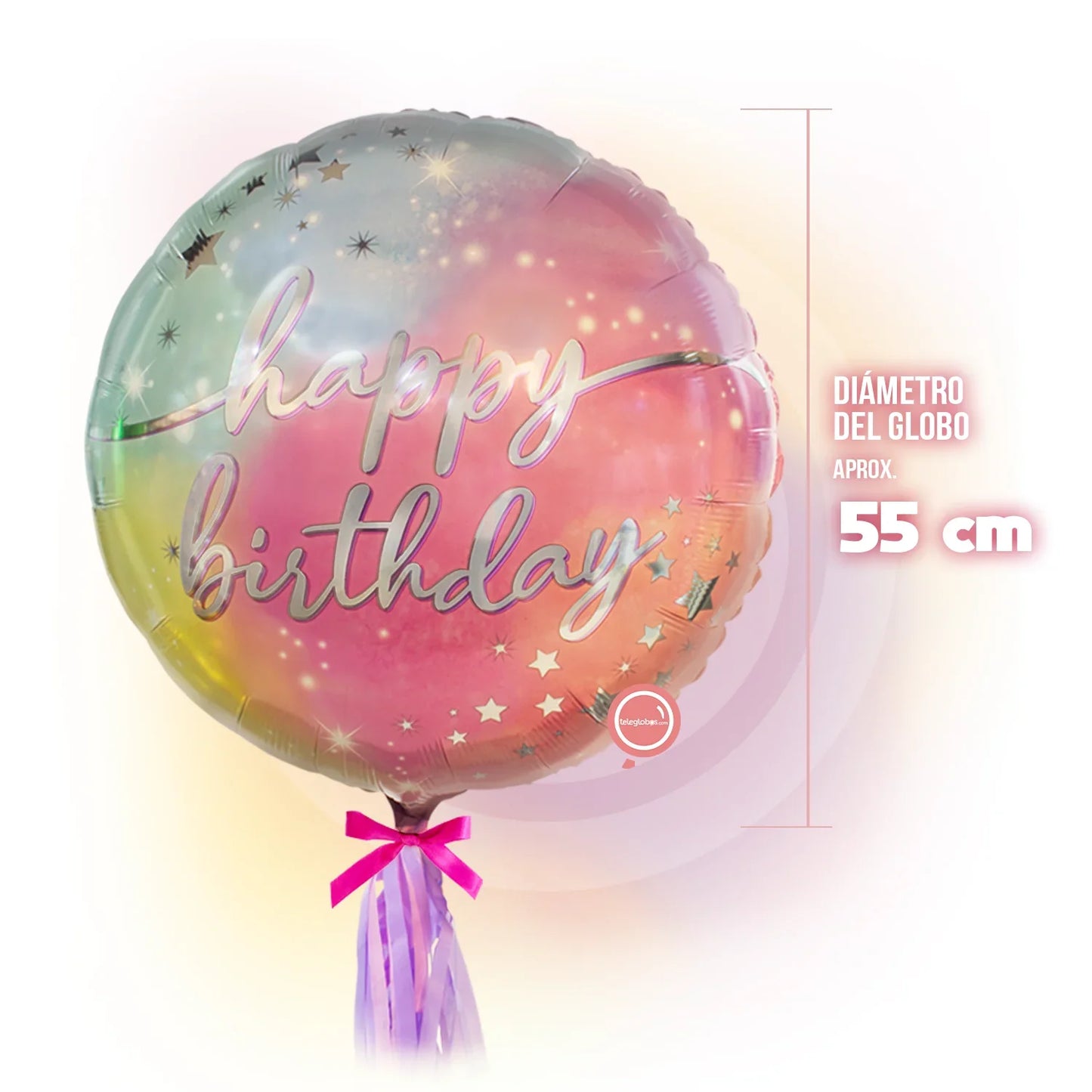 Globo con helio para cumpleaños en CDMX