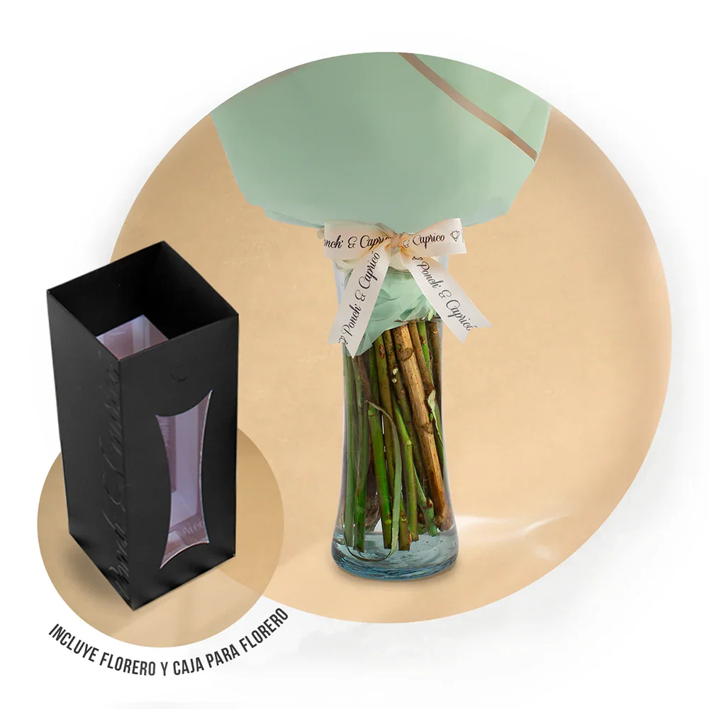 Bouquet de rose corail, mini-roses jaunes et hortensias