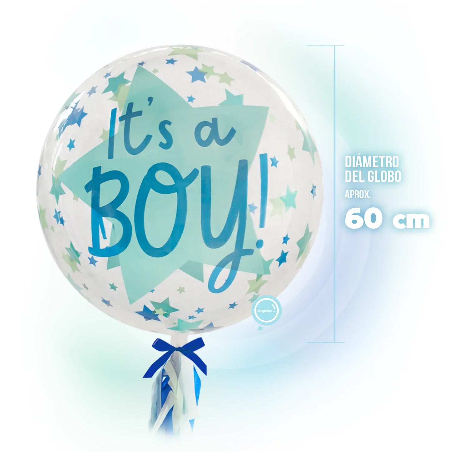 Globo Burbuja de 24" - It´s a Boy