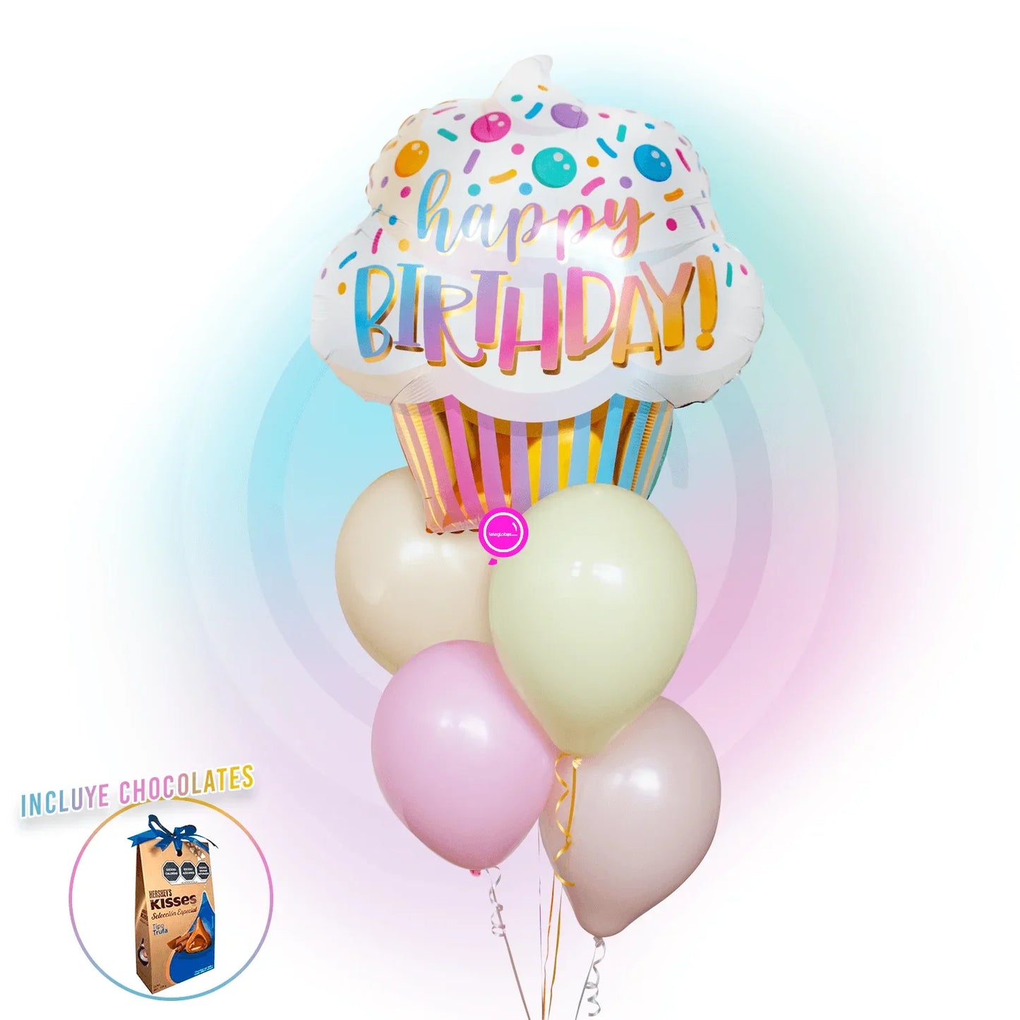 Bouquet de Cumpleaños -Cotton Cupcake-