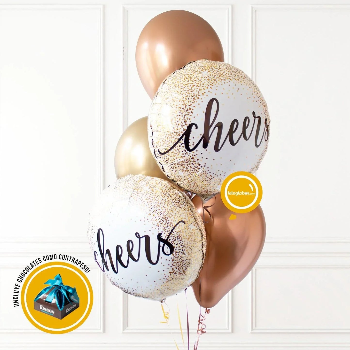 Bouquet of balloons with Helio Cheers! - BC239