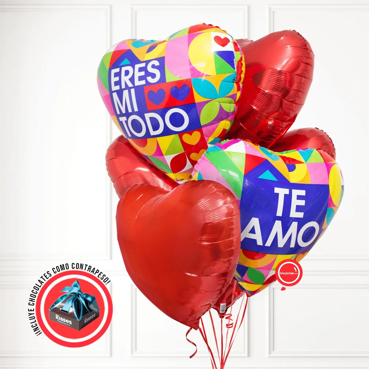 Bouquet de Globos de Amor - Eres mi todo -