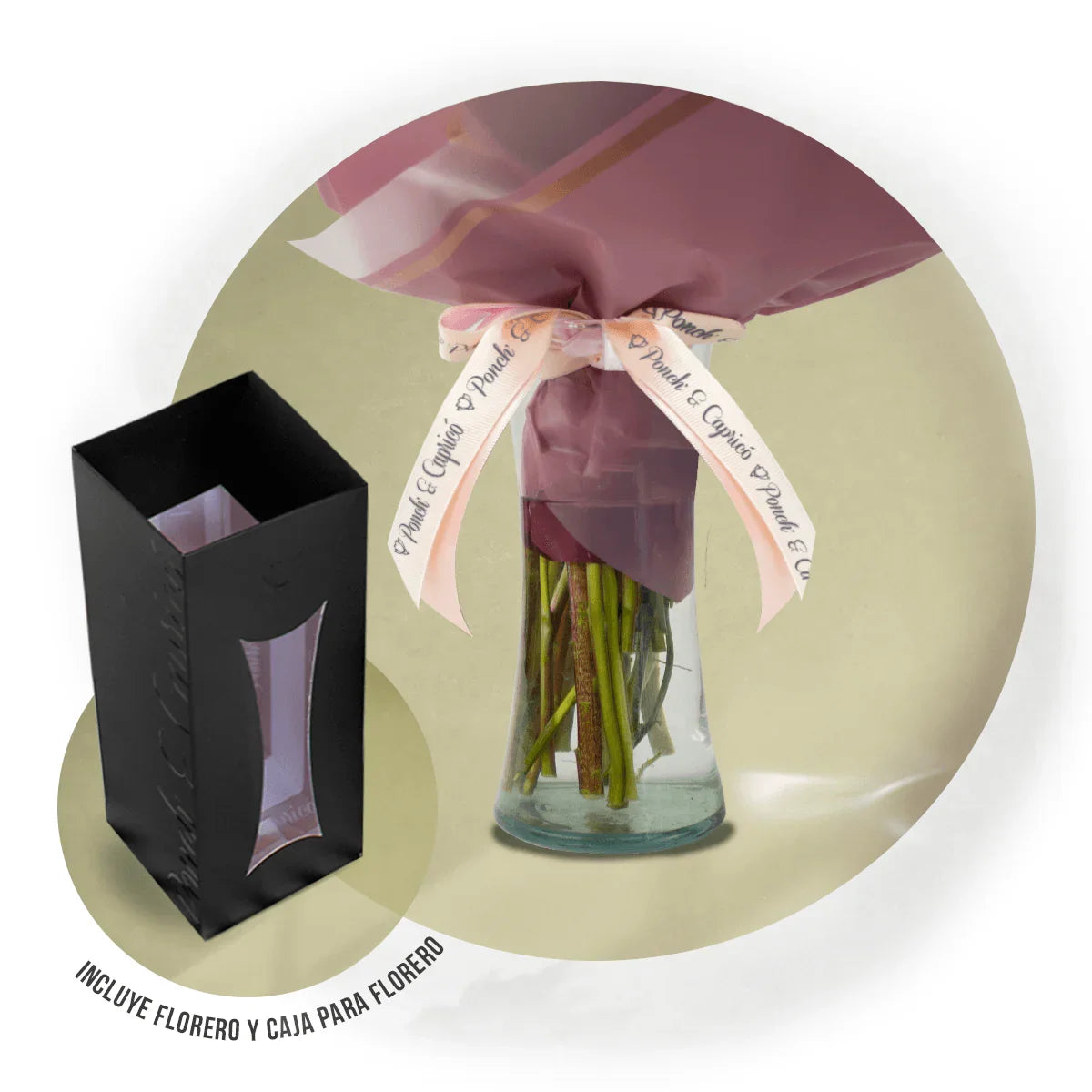 Ramo de Rosas Rosa, Lilis y Matsumoto - PRAM011