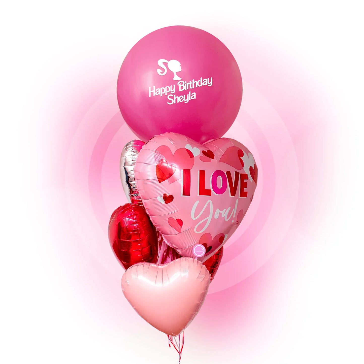 Bunch de Globos Inspira -I Love You-