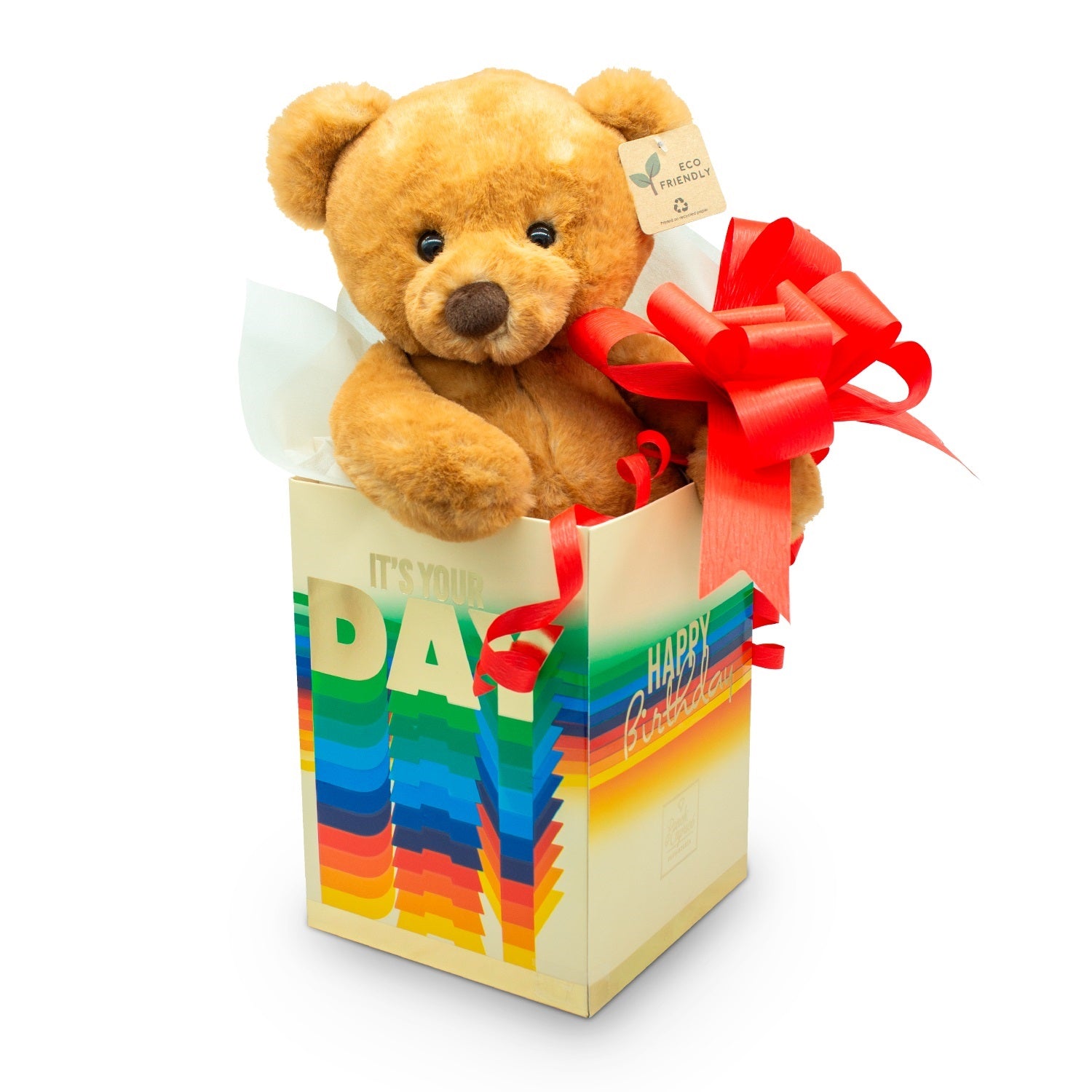 Peluche Aurora - Oso - Softie Bear Grande con Caja de Regalo