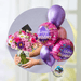 Arreglo floral  + Bouquet de Globos ¡Feliz Cumpleaños! -SET022-