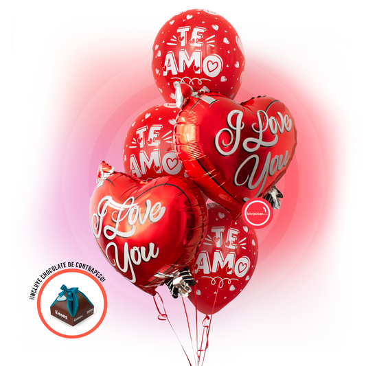 Bouquet de Globos Amor globos en ciudad de mexico globos cerca de mi globos de corazones globos te amo globos de tiktok globos para san valentin globos de amor