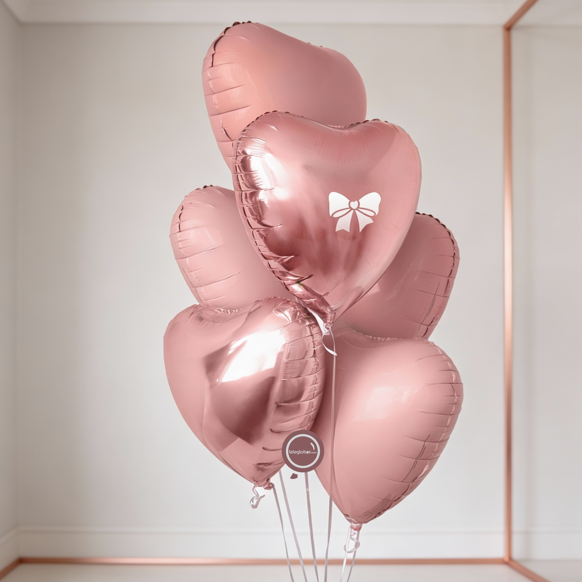 Bouquet de Cumpleaños -Happy Birthday Corazones Rosas-