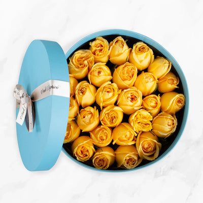 Rosas Amarillas en Caja | Flores para enviar y sorprender
