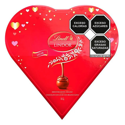 Шоколадные конфеты Lindt Lindor Heart - 84 грамма