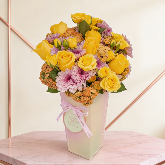 Flores Amarillas para Primavera 21 de MArzo 21 de Septiembre Mejor florerias CDMX Ponch y Caprico