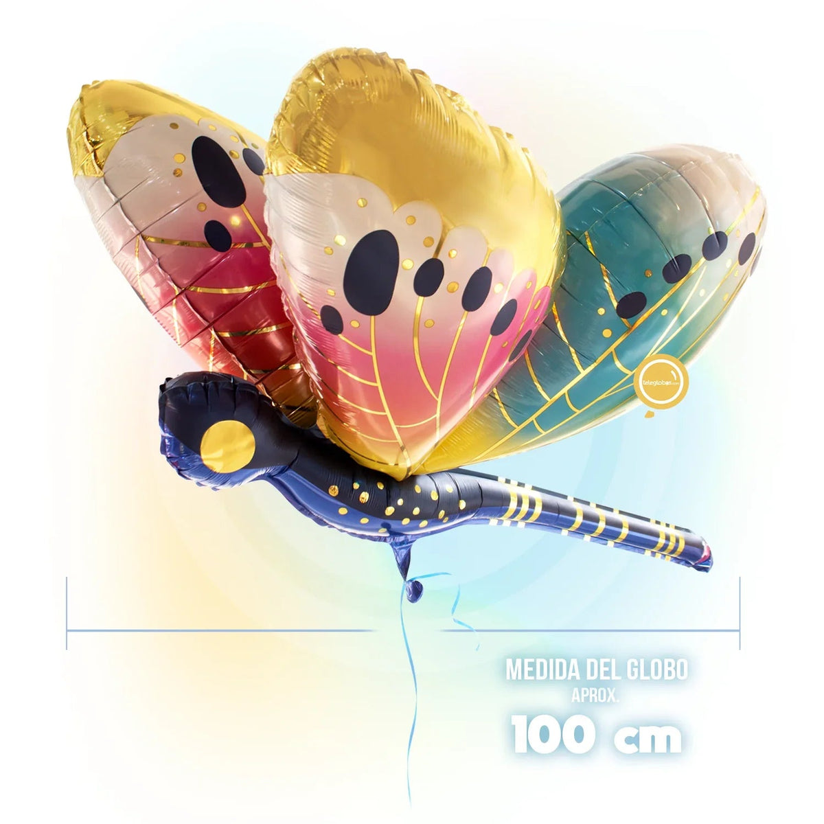 Globo libélula dragonfly con su medida de 100 cm — componente del set