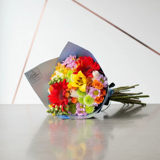 Ramo de Gerberas, Lillies, Rosas y Boca Dragón - PRAM014 -