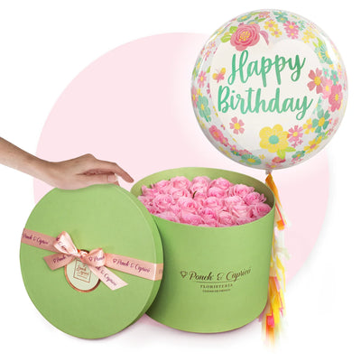 Rosas Rosadas en Caja | Flores para enviar y sorprender