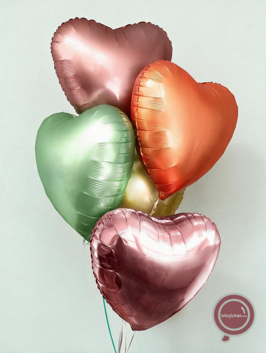 Bouquet de Globos de Corazones - Hearts of Hope