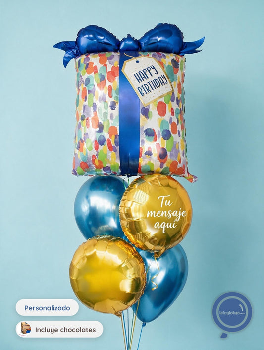 Bouquet de Cumpleaños -Dots Birthday-