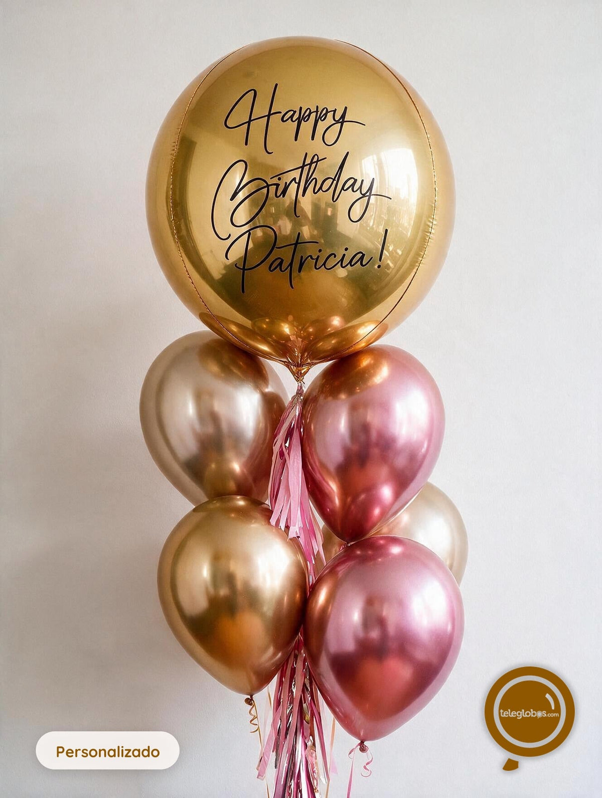 Bunch Rosa & Oro - Orbz Dorado con 5 Cromo