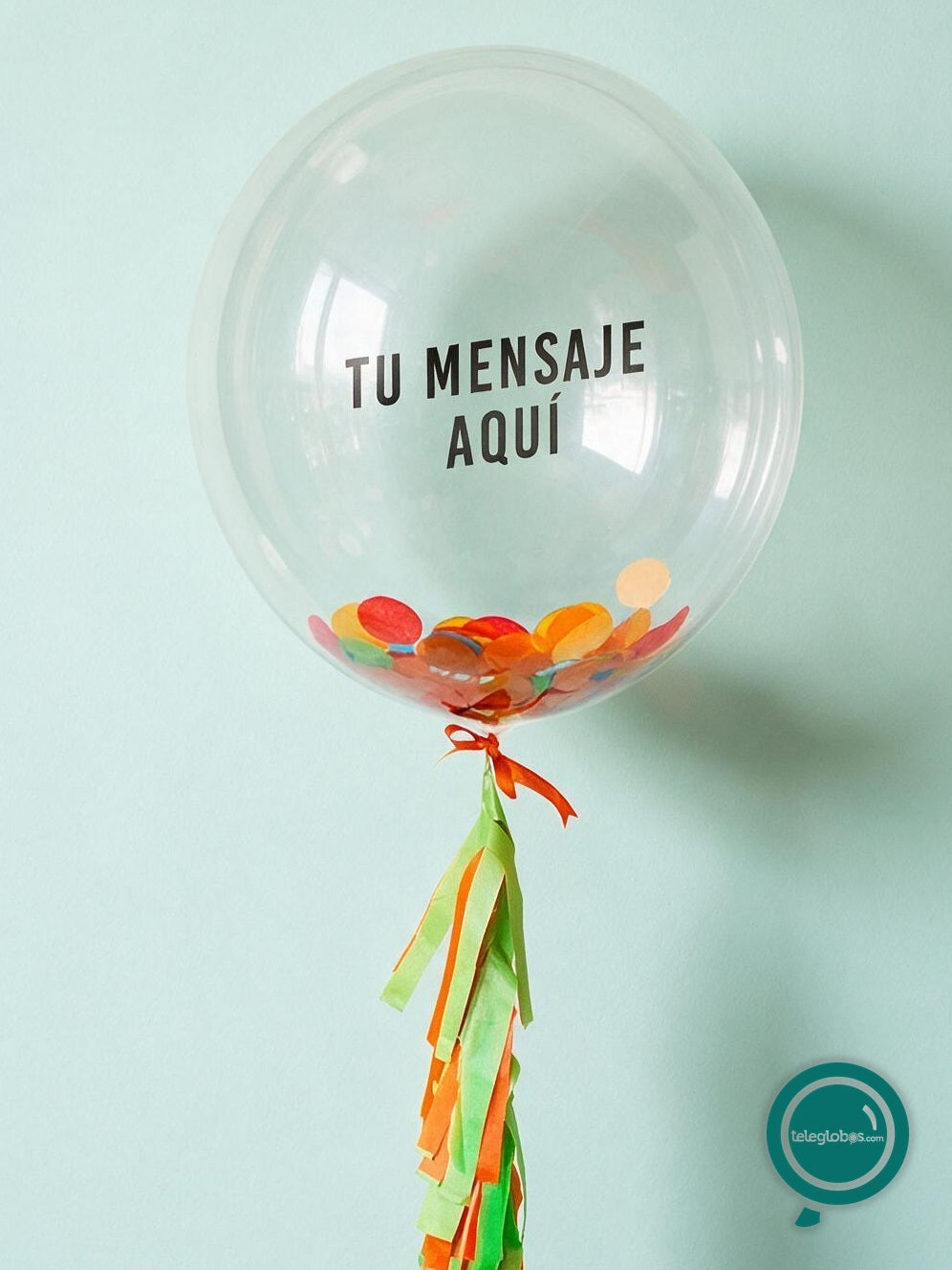 Burbuja con helio personalizada -Feliz Cumpleaños-