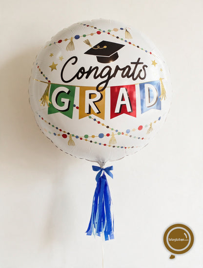 Globo Metálico Super Shape de 28" - Congrats Grad Party