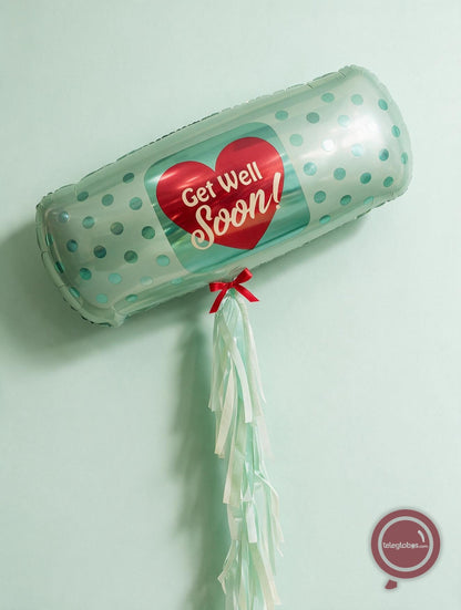 Globo Metálico Super Shape de 30" - Bandita Get Well Soon!