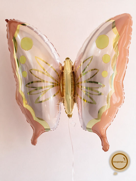 Globo Metálico Super Shape de 30" - Soulful Blossoms Butterfly