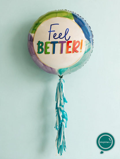 Globo Metálico Super Shape de 32" - Feel Better!
