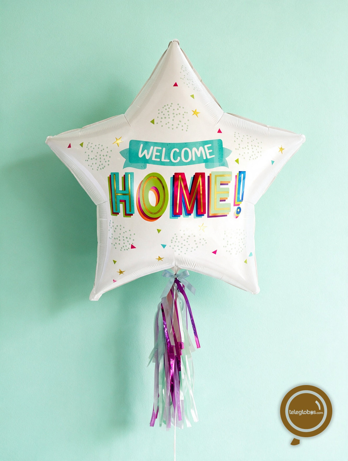 Globo Metálico Super Shape de 32" - Welcome Home