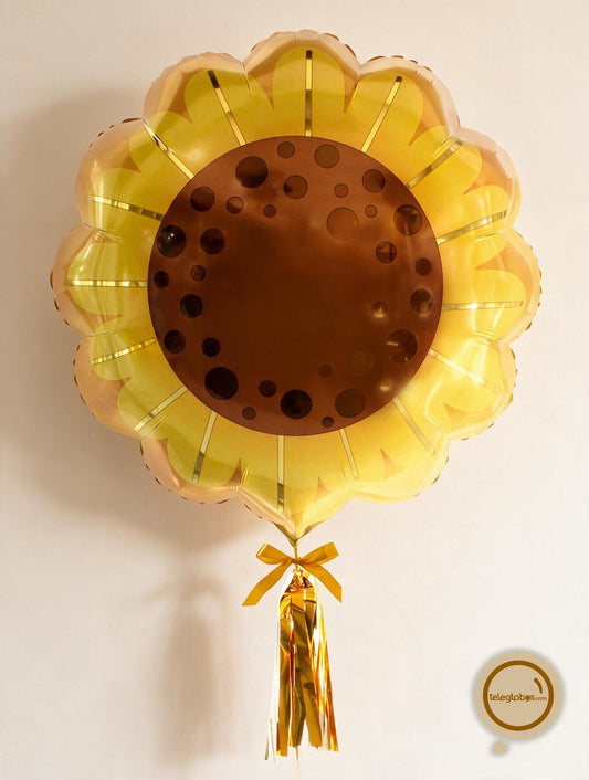 Globo Metálico Super Shape de 35" - Girasol Glow