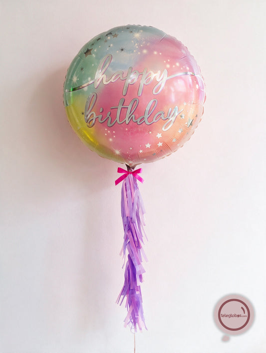 Globo Metálico Super Shape de 32" - Luminous Birthday