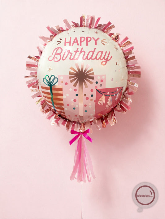Globo Metálico SuperShape de 24" - Happy Birthday Gifts