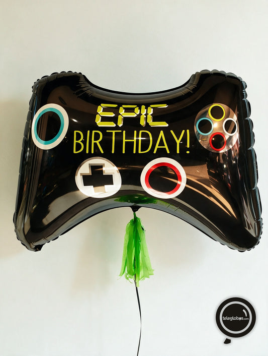 Globo Metálico Super Shape de 30" - Epic Birthday Game Controller
