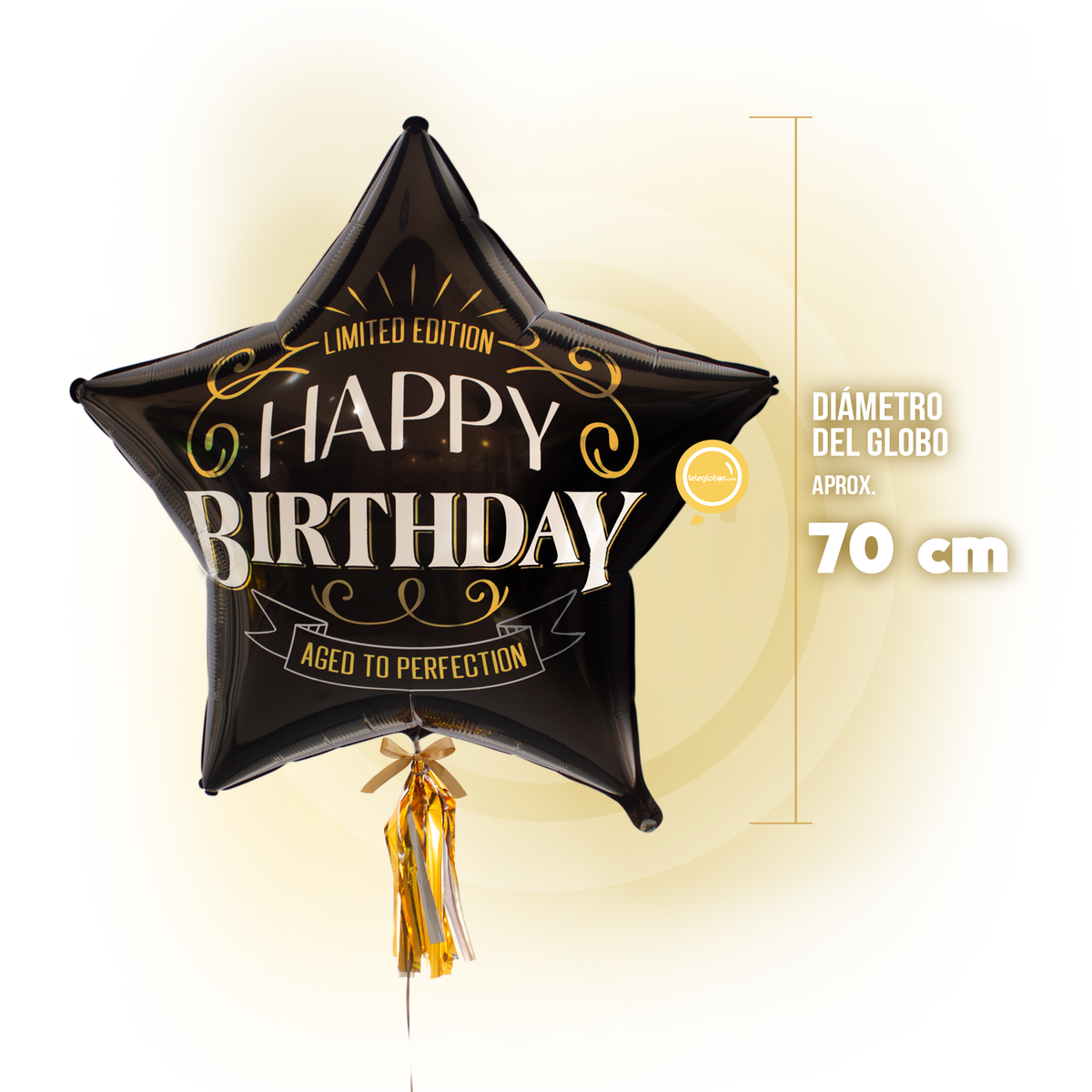 Bouquet de Cumpleaños -Better With Age Dorado-