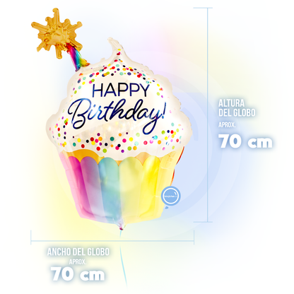 Bouquet de Cumpleaños -Cupcake y Regalos-
