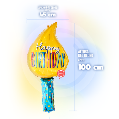 Bouquet de Cumpleaños -Happy Birthday Vela-