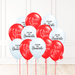 12 globos inflados con helio -I Love You / My Favorite- Bio* -RAC031-.
