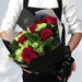 Bouquet Rosas Rojas. FLORERIA CDMX DF MEXICO Ponch y Caprico