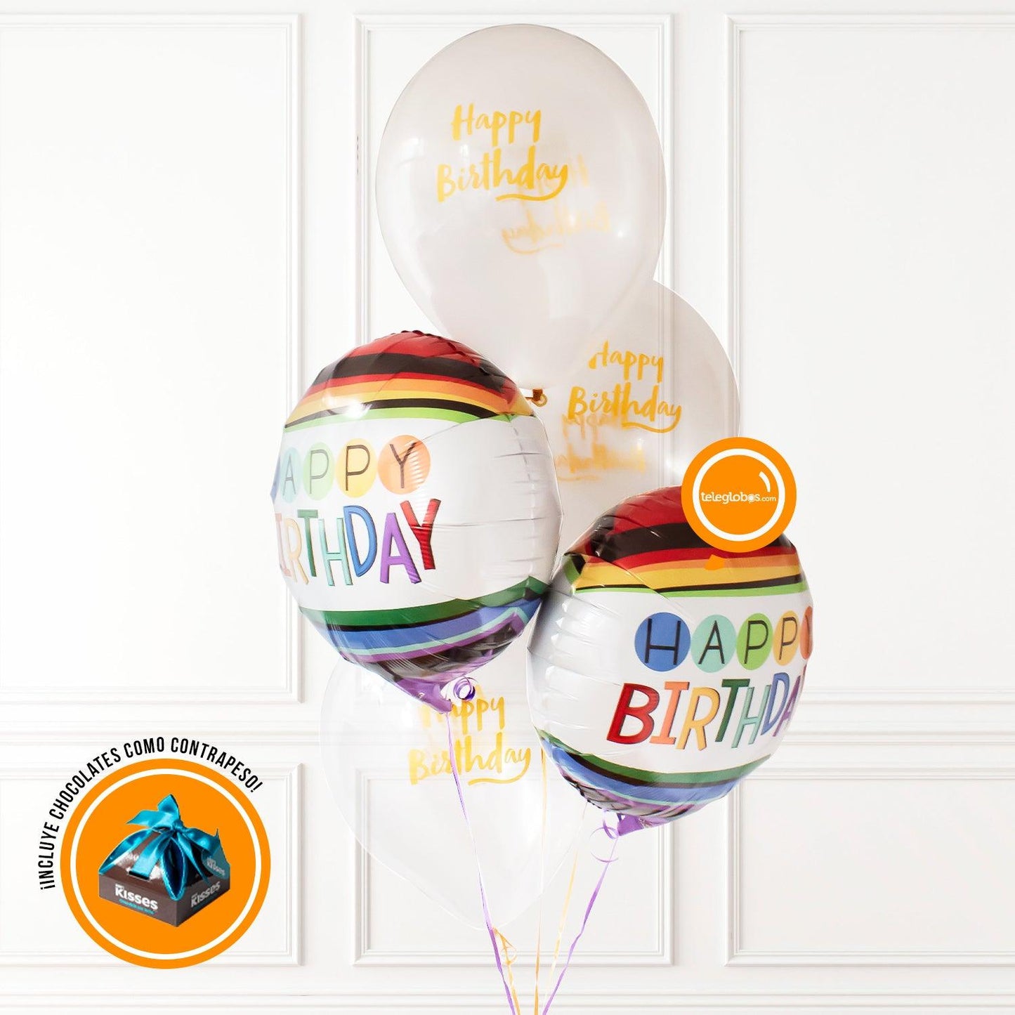 218th Birthday Balloon Bouquet