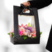 Canasta de Rosas, Lillies y Gerberas + Bouquet de Globos Personalizado -SET040-