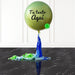 Orbz Verde degradado con helio personalizado | Globos y Regalos Teleglobos.com.mx.