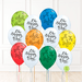 12 globos inflados con helio -Perritos de globo y Oh Happy Day- Bio* -RAC010- | Globos y Regalos Teleglobos.com.mx.